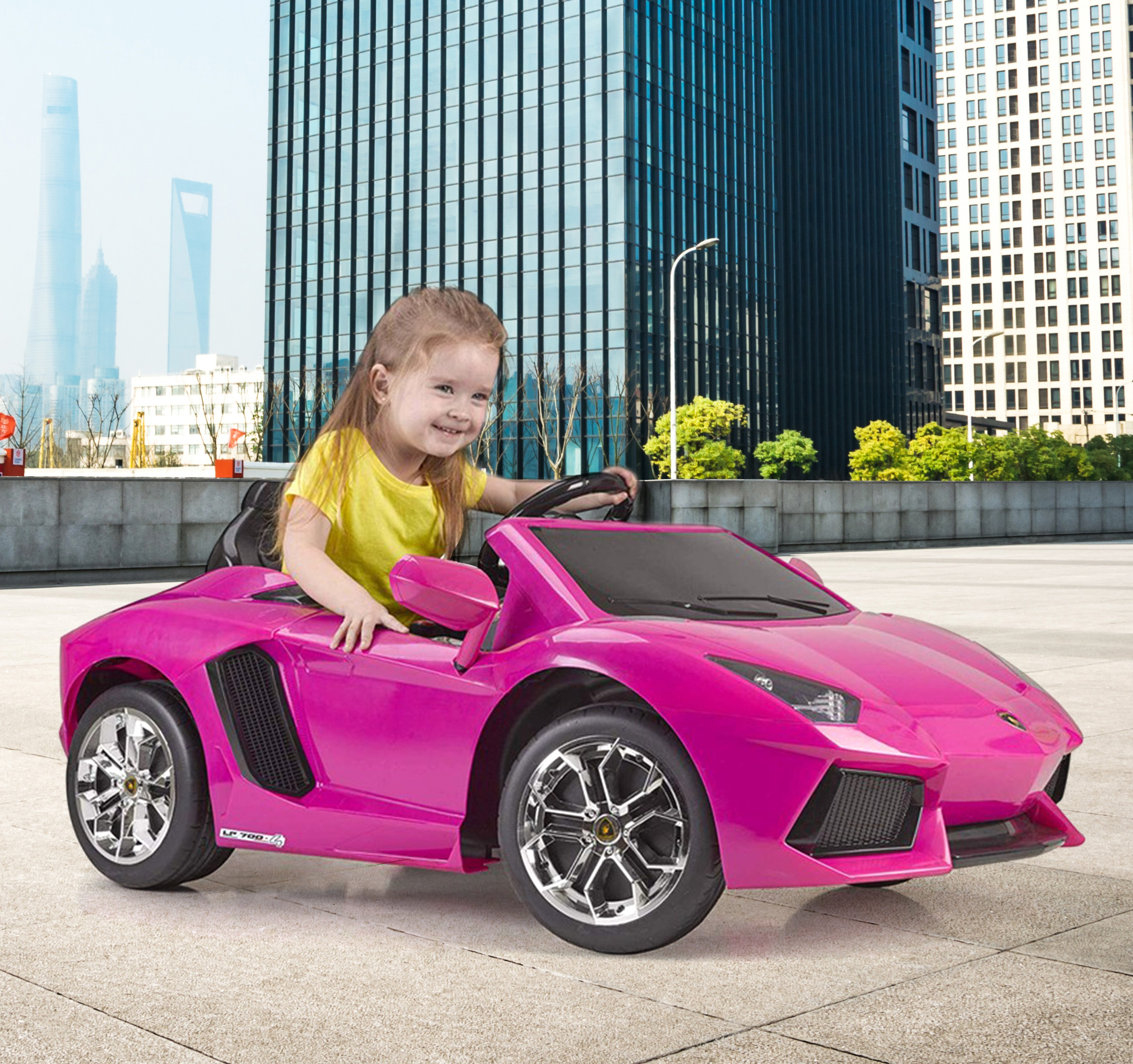 feber lamborghini aventador roosa – detailvaade