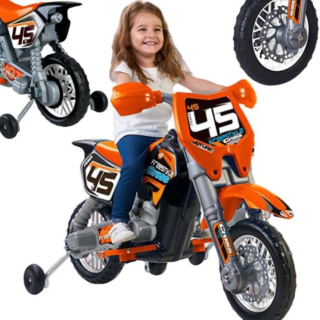 feber orange 6v battery-powered – FEBER Orange 6V Battery-powered Cross Motorcycle lastele