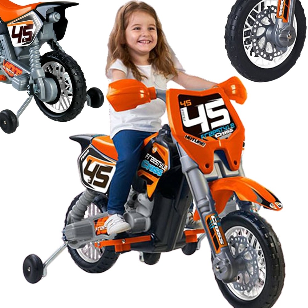 feber orange 6v battery-powered – FEBER Orange 6V Battery-powered Cross Motorcycle lastele
