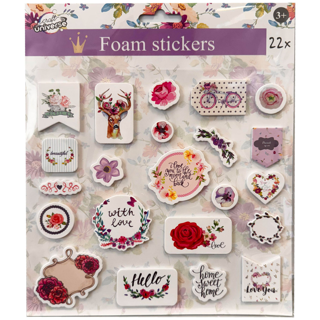 Flowers foam kleeps 22-osaline – tootepilt