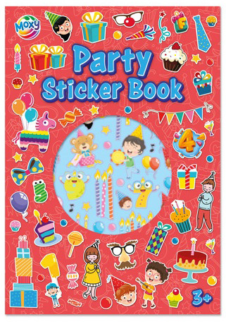 Fun Red Party Red Fun kleepsualbum 8 Sheets – tootepilt