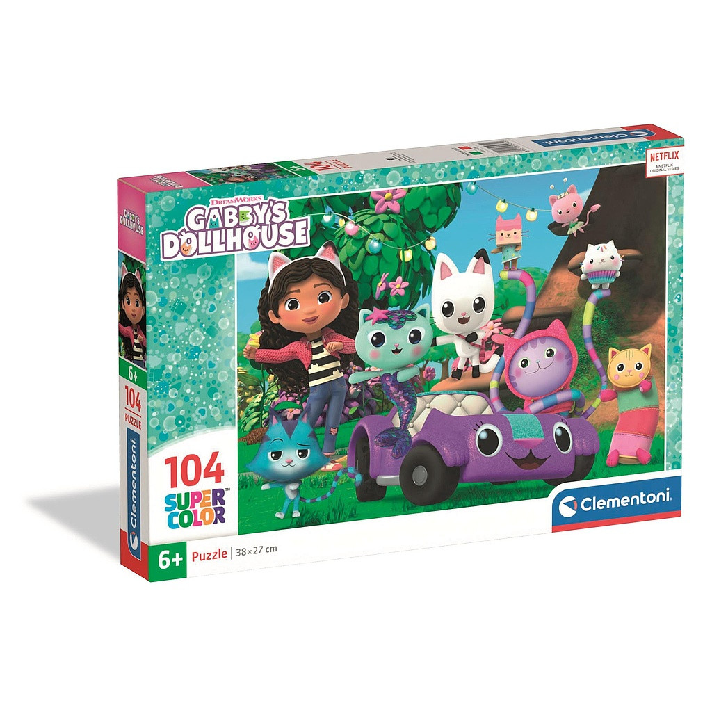 Gabby's Dollhouse 104-osaline Clementoni pusle – tootepilt