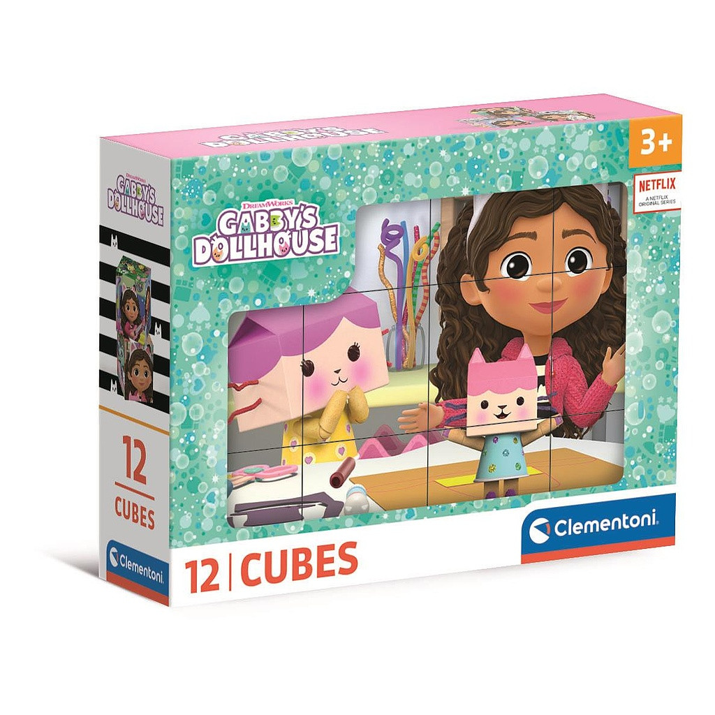 Gabby's Dollhouse Activities Clementoni 12-osaline Story Blocks – tootepilt