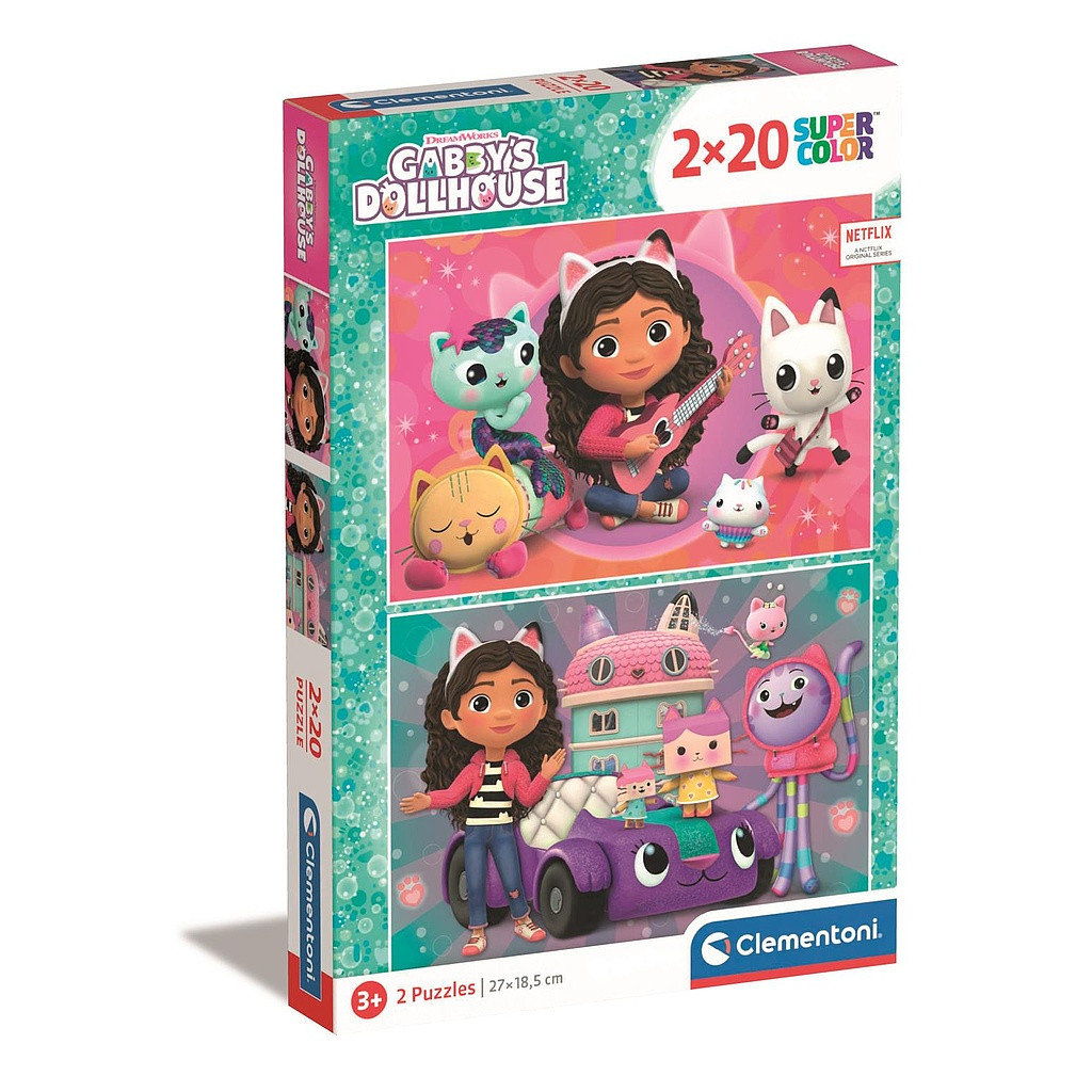 Gabby's Dollhouse Cat-world 2×20-osaline Clementoni pusle – tootepilt