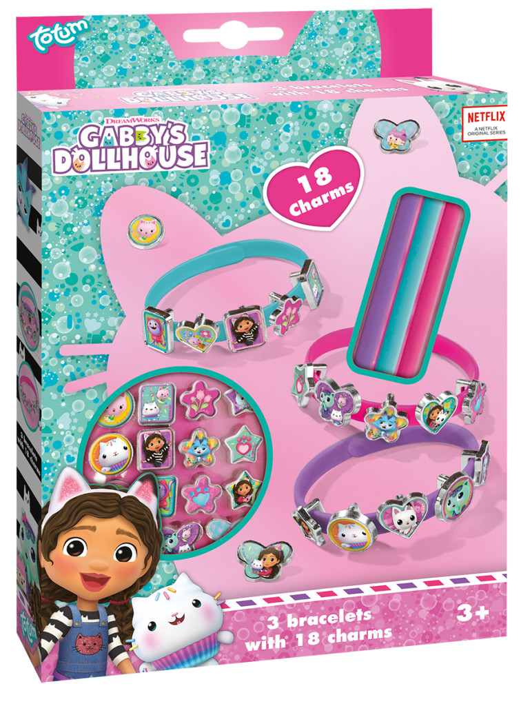 Gabby's Dollhouse Cats käevõrude valmistamise komplekt – tootepilt