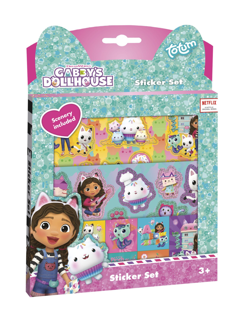 Gabby's Dollhouse Cats kleepsukomplekt – tootepilt