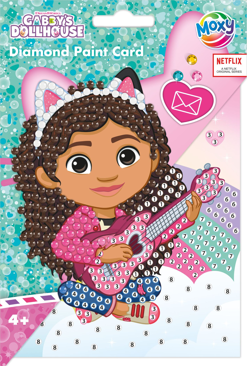 Gabby's Dollhouse Music teemantmosaiigiga kaart – tootepilt