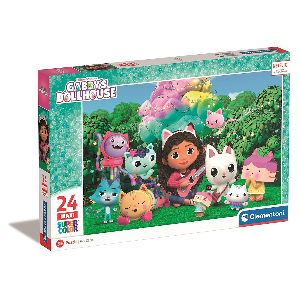 Gabby's Dollhouse Rainbow-Tree 24-osaline maxi pusle Clementoni – tootepilt