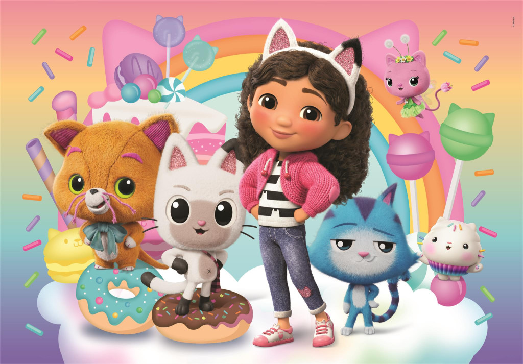Gabby's Dollhouse Sweet Friends 2×20-osaline pusle Clementoni – detailvaade 2