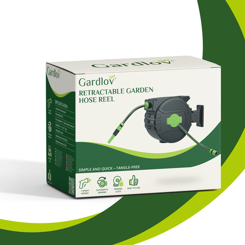 Gardlov automaatne aiavoolikurull 20 m voolikuga