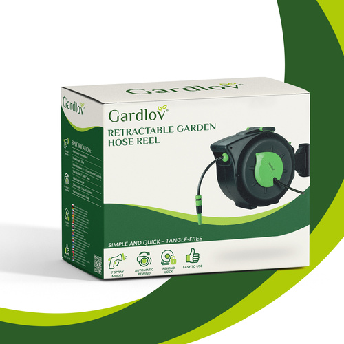 Gardlov automaatne aiavoolikurull 30 m voolikuga