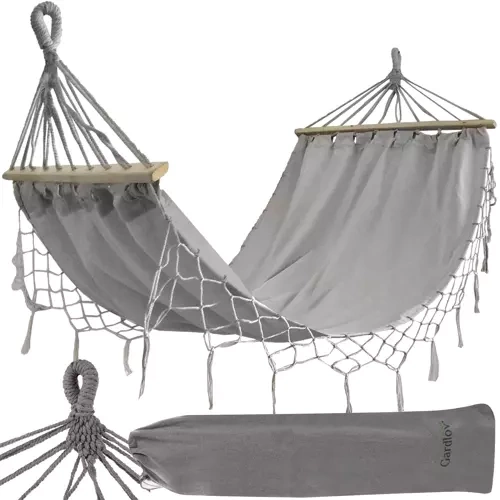 GARDLOV puidust ristlattidega võrkkiik, 200 × 100 cm