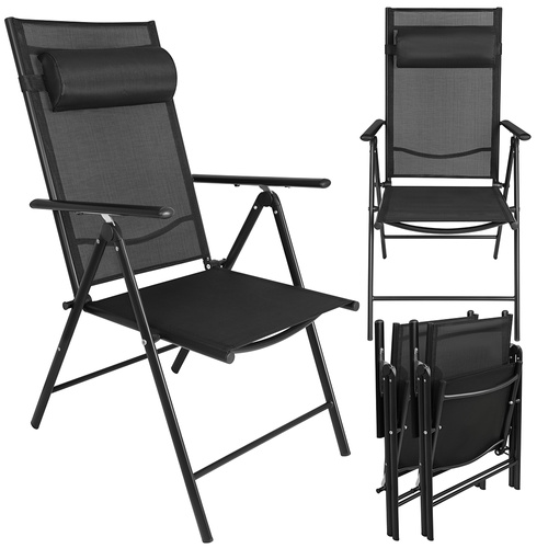 Gardlovi mustad kokkupandavad reguleeritavad aiatoolid peatugedega, 2 tk