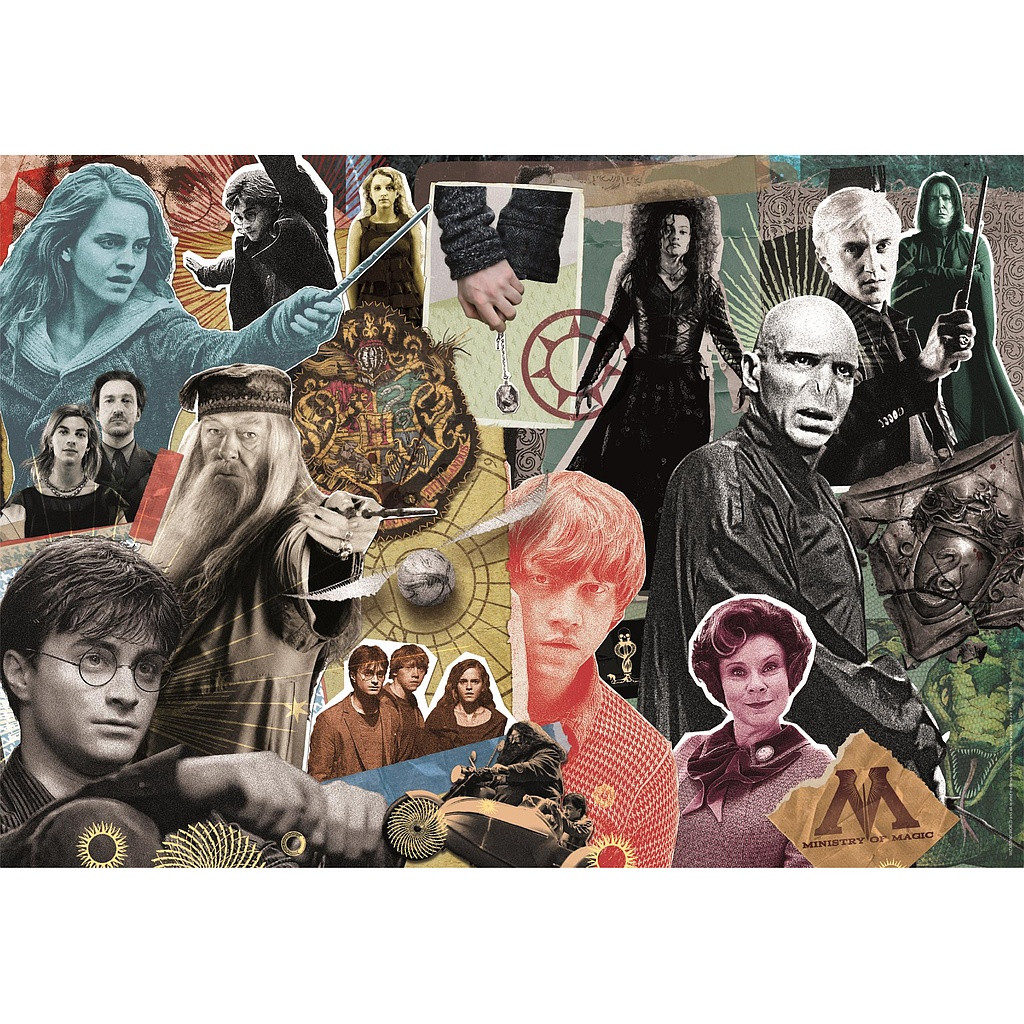 Harry Potter Collage 300-osaline pusle Clementoni – detailvaade 2