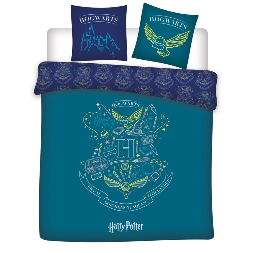 Harry Potter Dreamscape double voodipesukomplekt 240x220cm, 63x63 cm mikrokiud – tootepilt