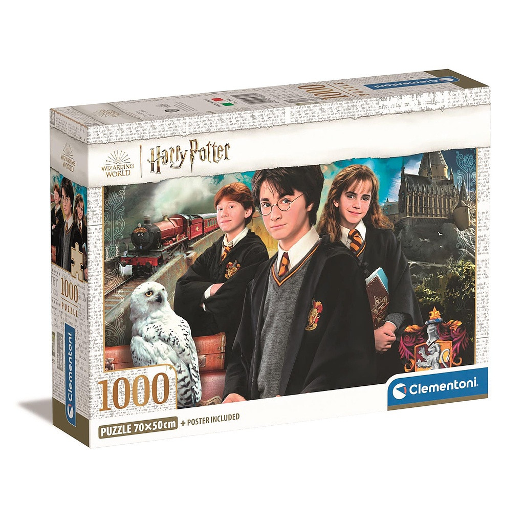 Harry Potter Here Begins 1000-osaline Compact pusle Clementoni – tootepilt