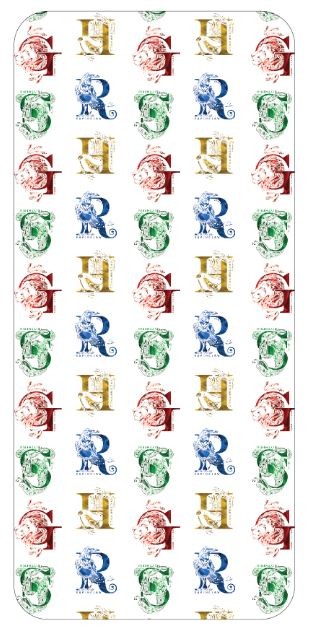 Harry Potter Initials kummiga voodilina 90x200 cm – tootepilt