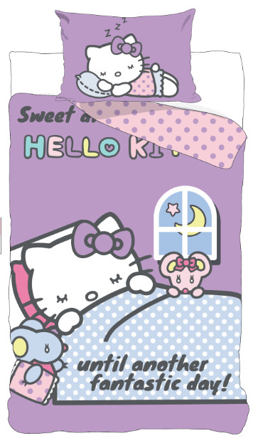 Hello Kitty Another Day children's tekikott 100x135 cm, 40x60 cm – tootepilt