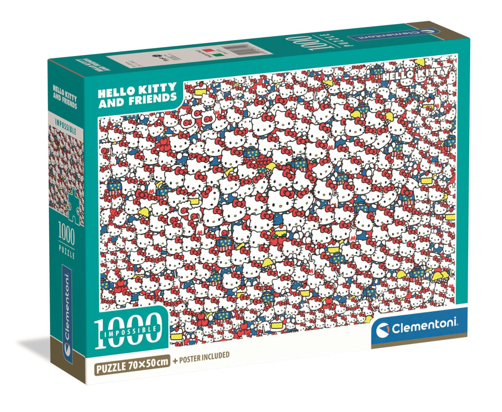 Hello Kitty Crowd 1000-osaline Compact pusle Clementoni – tootepilt