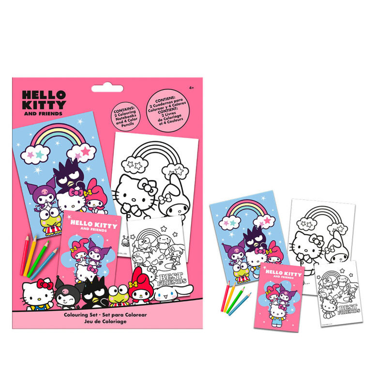 Hello Kitty Friends värvimiskomplekt – tootepilt