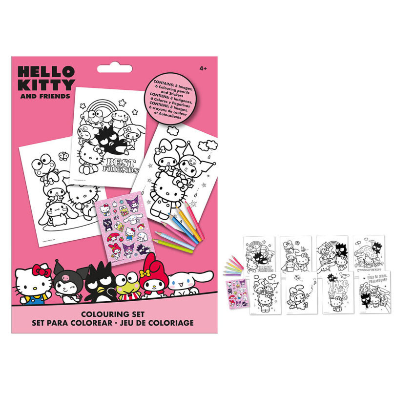 Hello Kitty Friends värvimiskomplekt – tootepilt