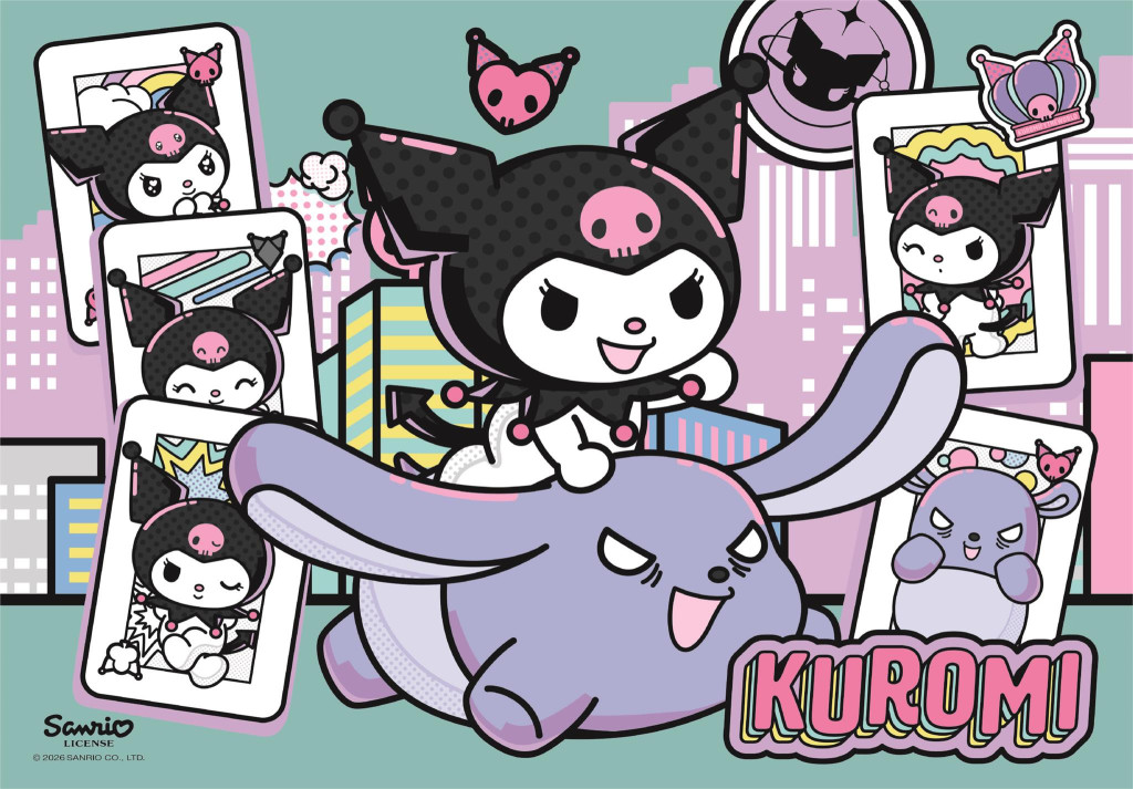 Hello Kitty Kuromi 104-osaline Clementoni pusle – detailvaade 2