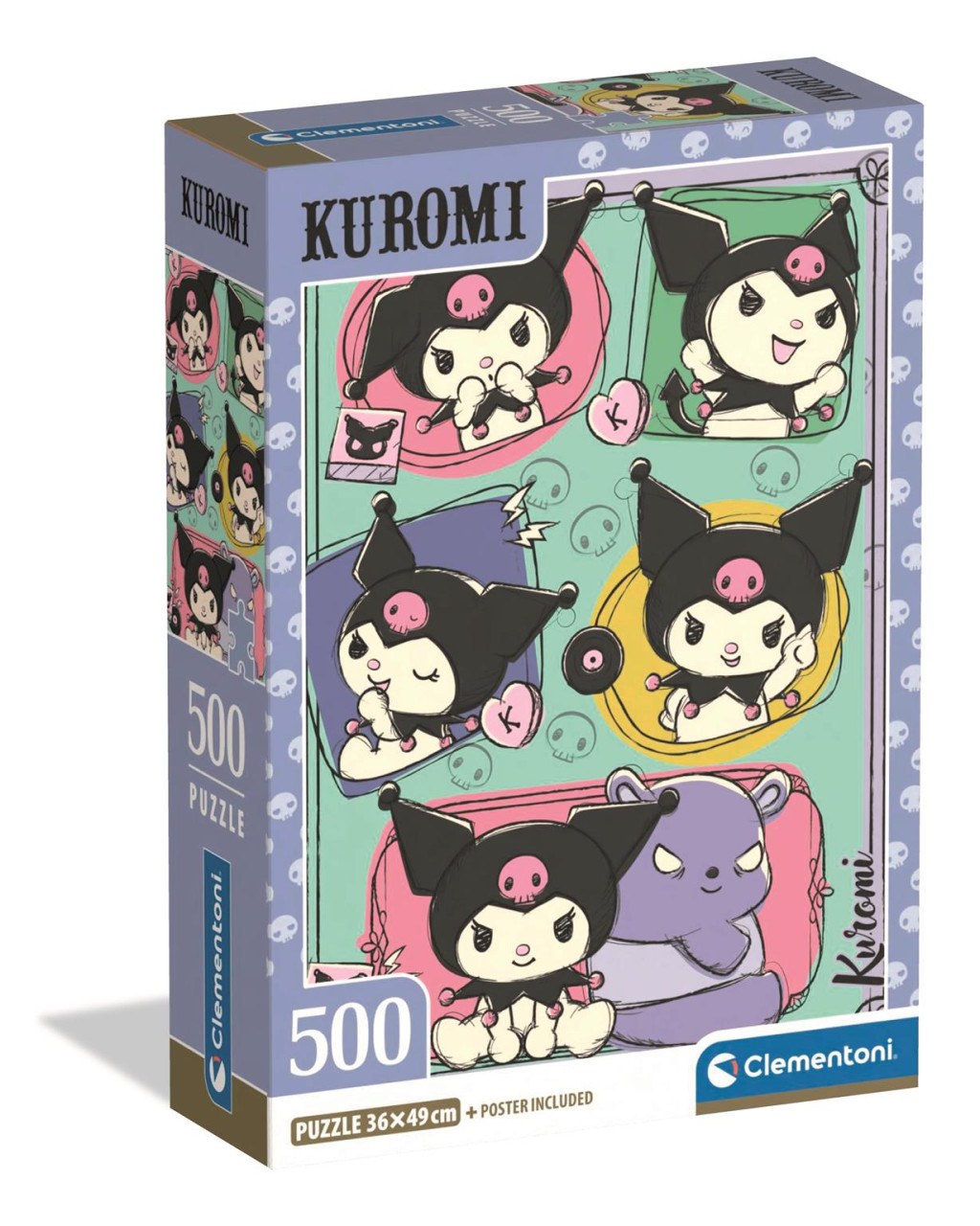 Hello Kitty Kuromi 500-osaline Compact pusle Clementoni – tootepilt