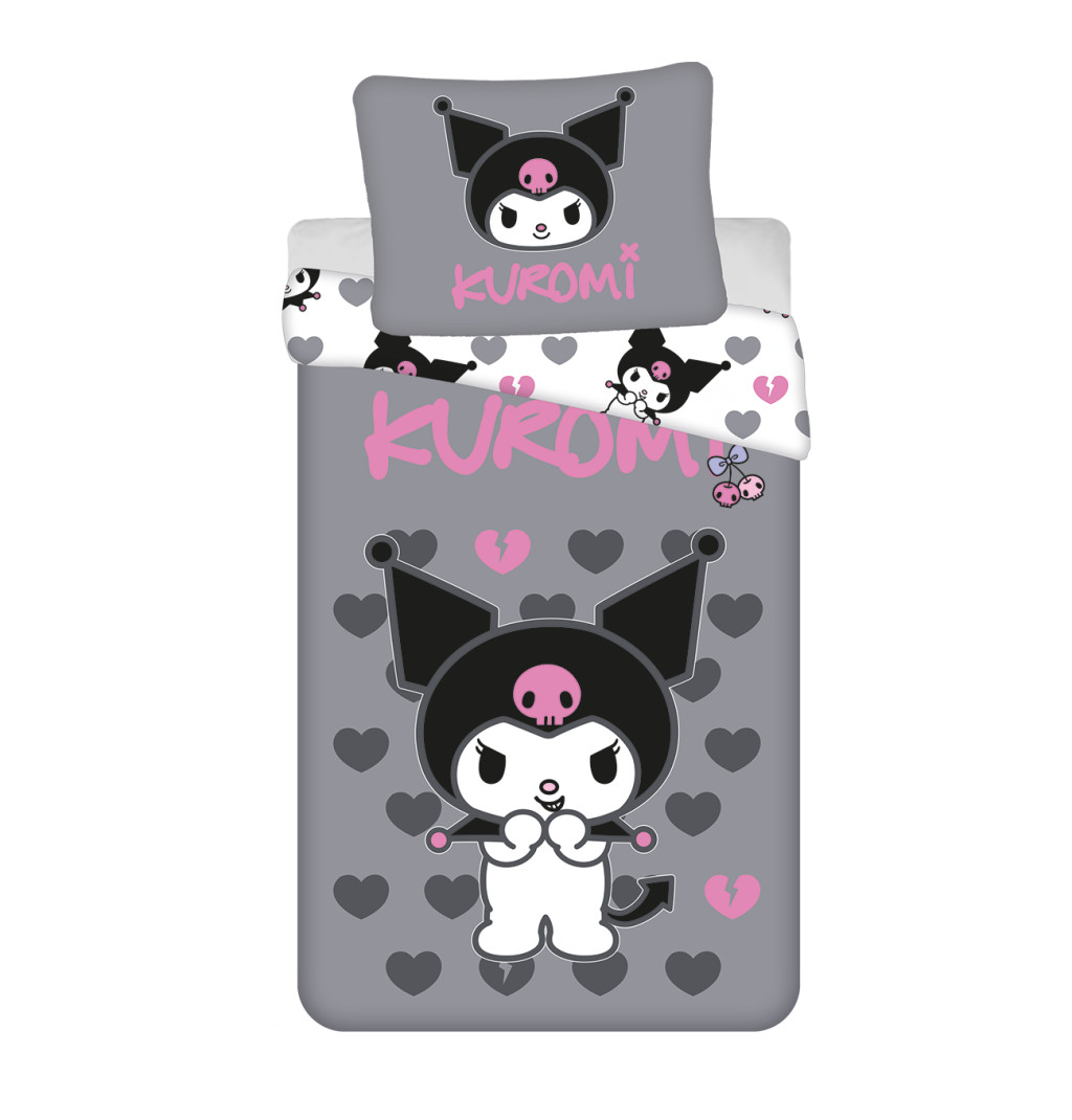 Hello Kitty Kuromi bedding cover 140x200cm, 70x90 cm – tootepilt