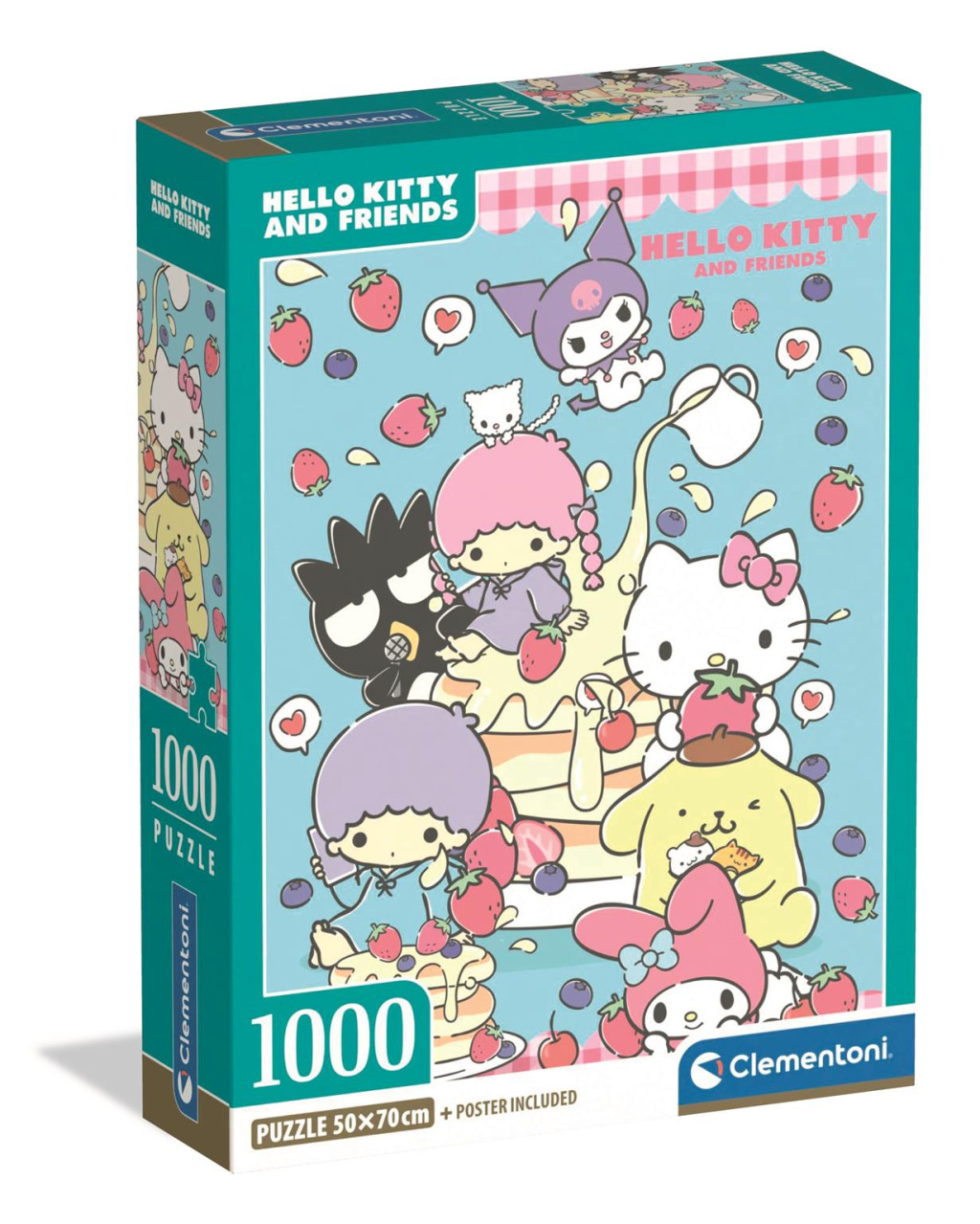 Hello Kitty Pancake 1000-osaline Compact pusle Clementoni – tootepilt