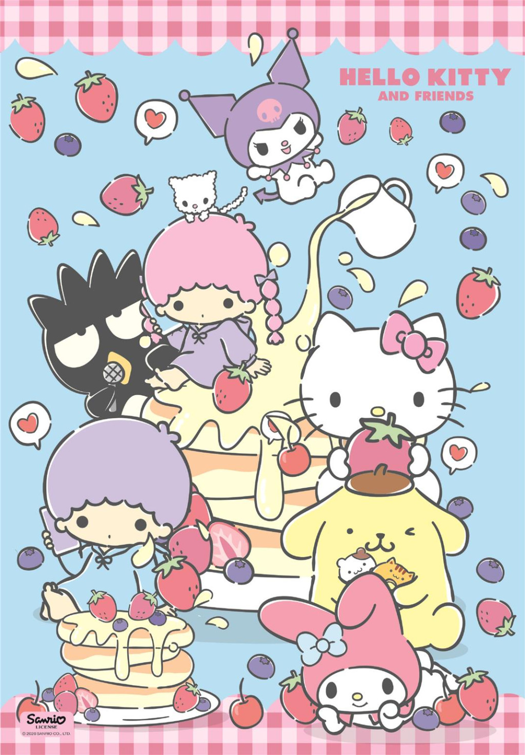 Hello Kitty Pancake 1000-osaline Compact pusle Clementoni – detailvaade 2