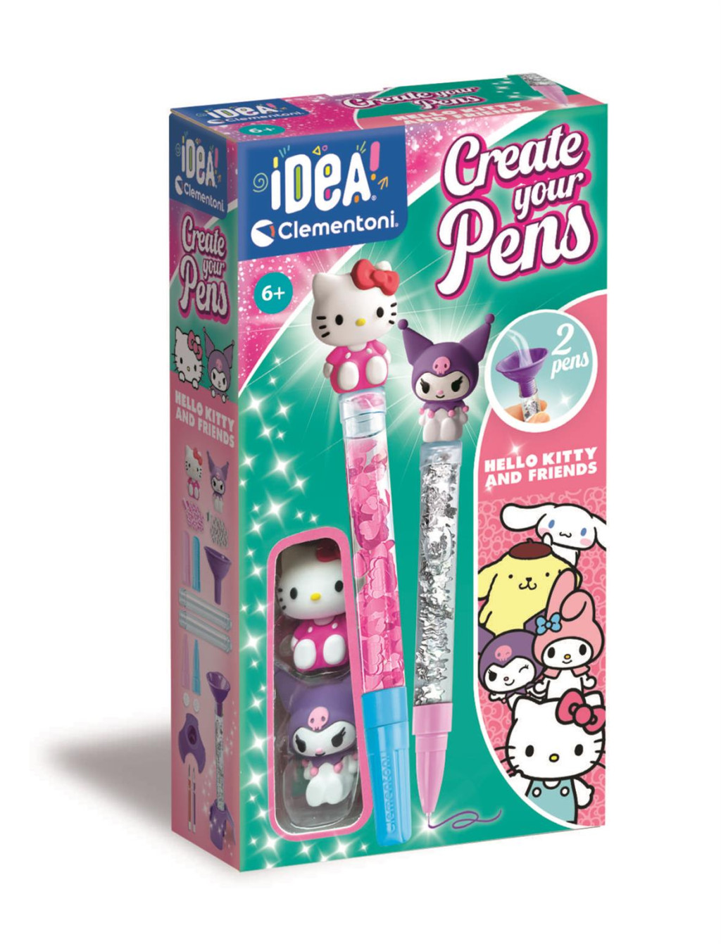 Hello Kitty Purple Kuromi pliiatsite valmistamise komplekt Clementoni – tootepilt