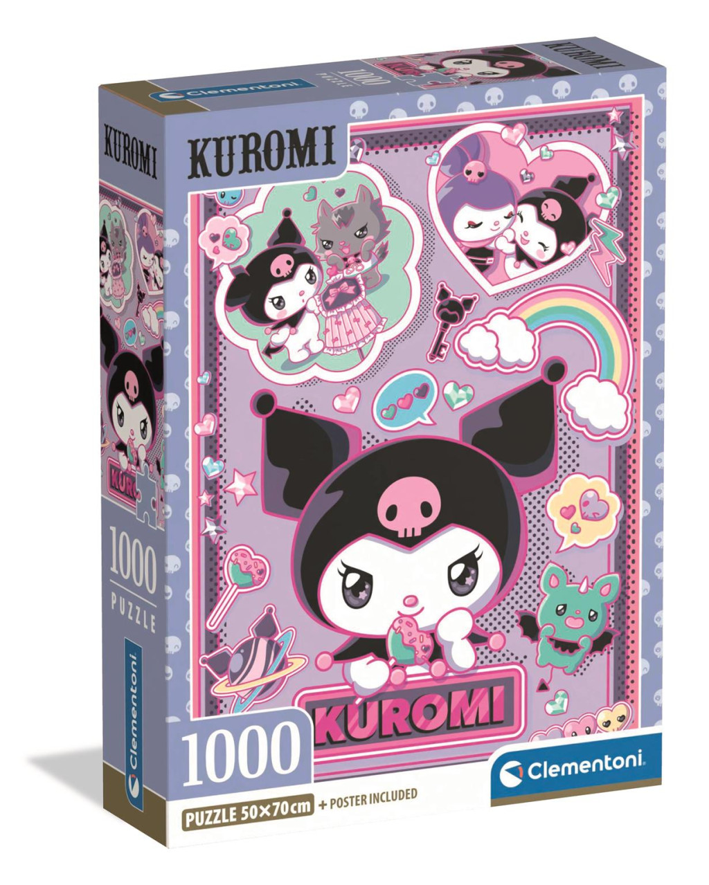 Hello Kitty Rebel Kawaii 1000-osaline Compact pusle Clementoni – tootepilt