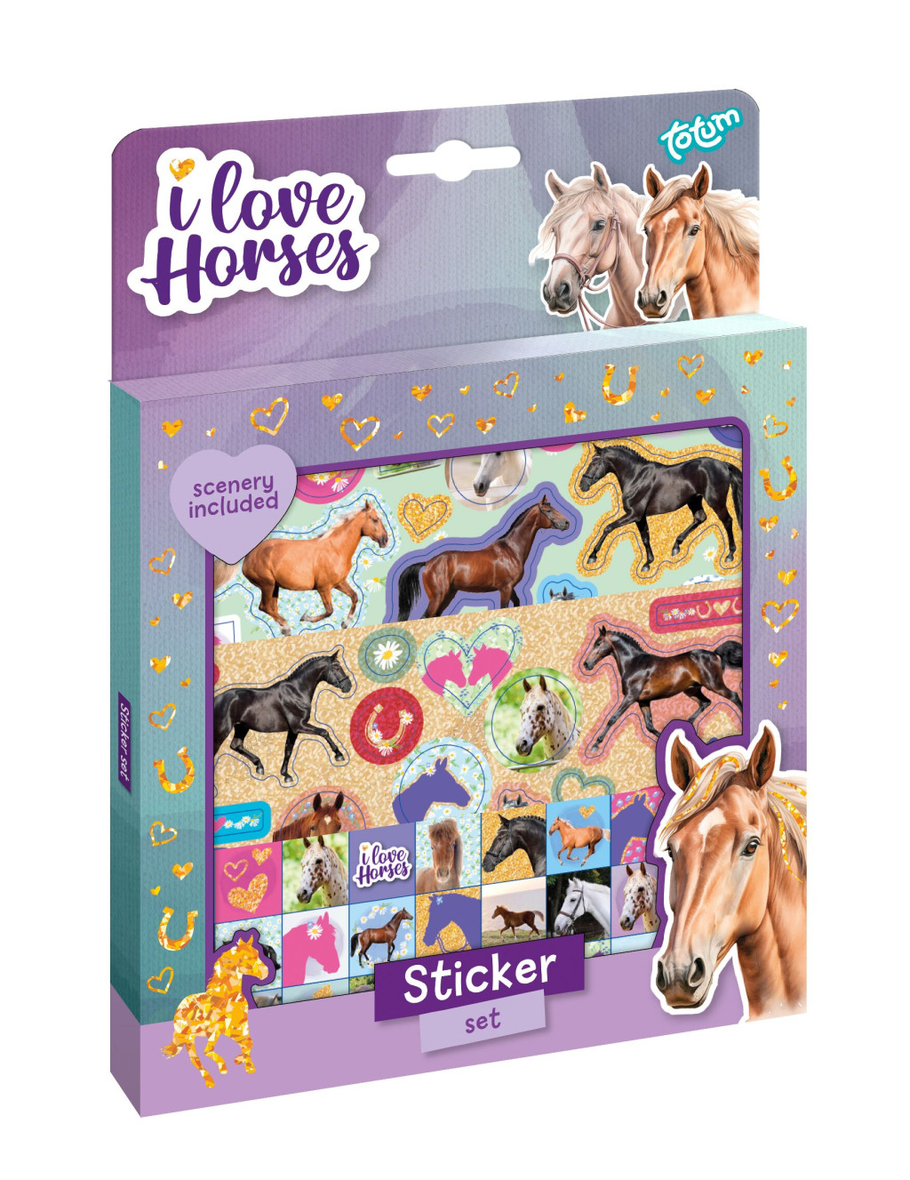 Horses Love kleepsukomplekt – tootepilt