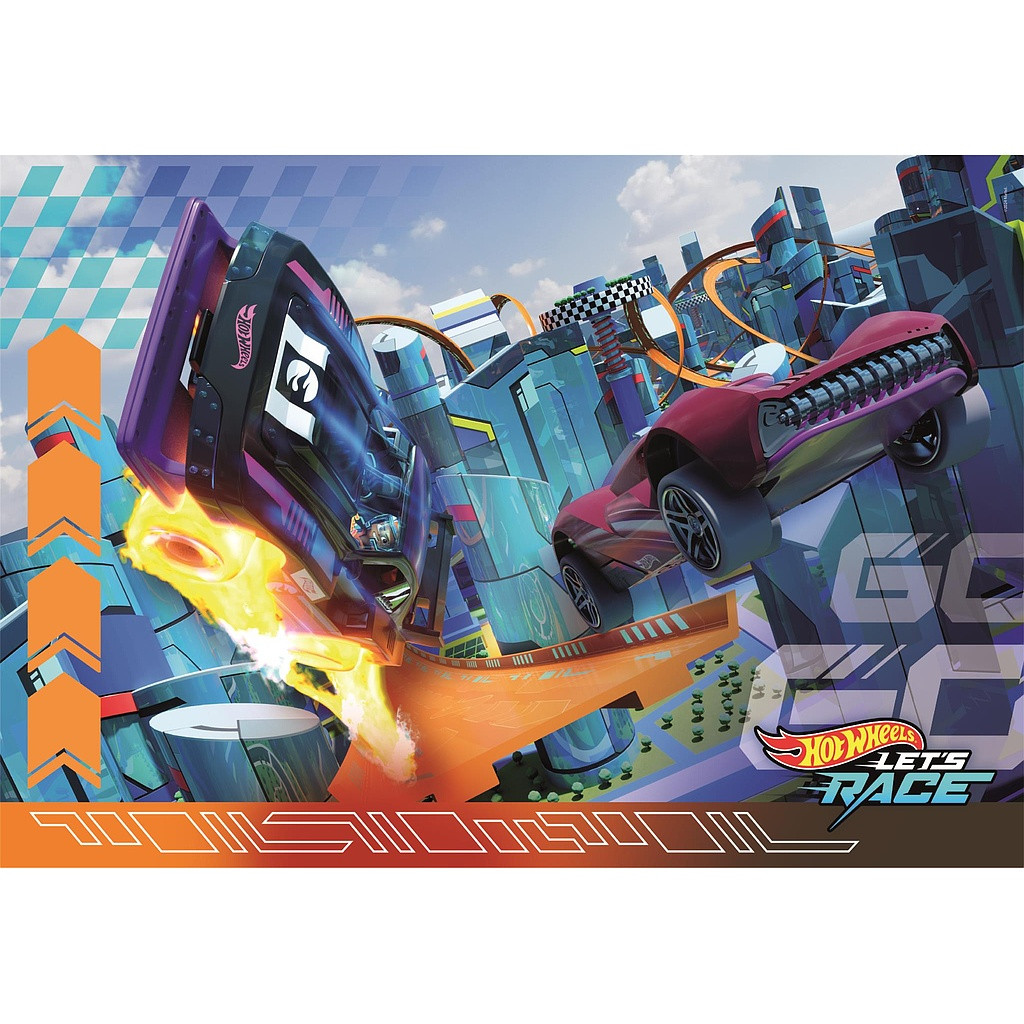 Hot Wheels Buns of Steel 2×60-osaline pusle Clementoni – detailvaade 2
