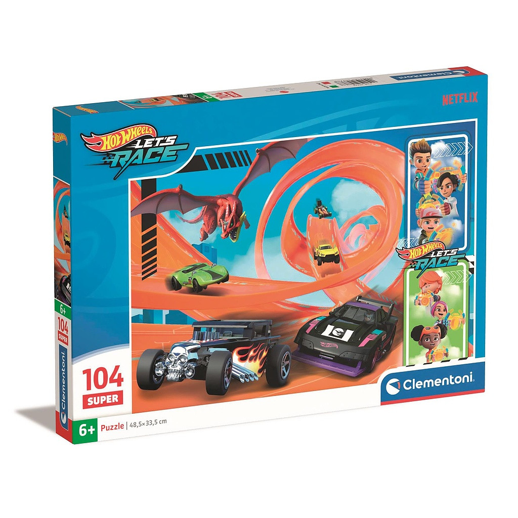 Hot Wheels Citizens 104-osaline Clementoni pusle – tootepilt
