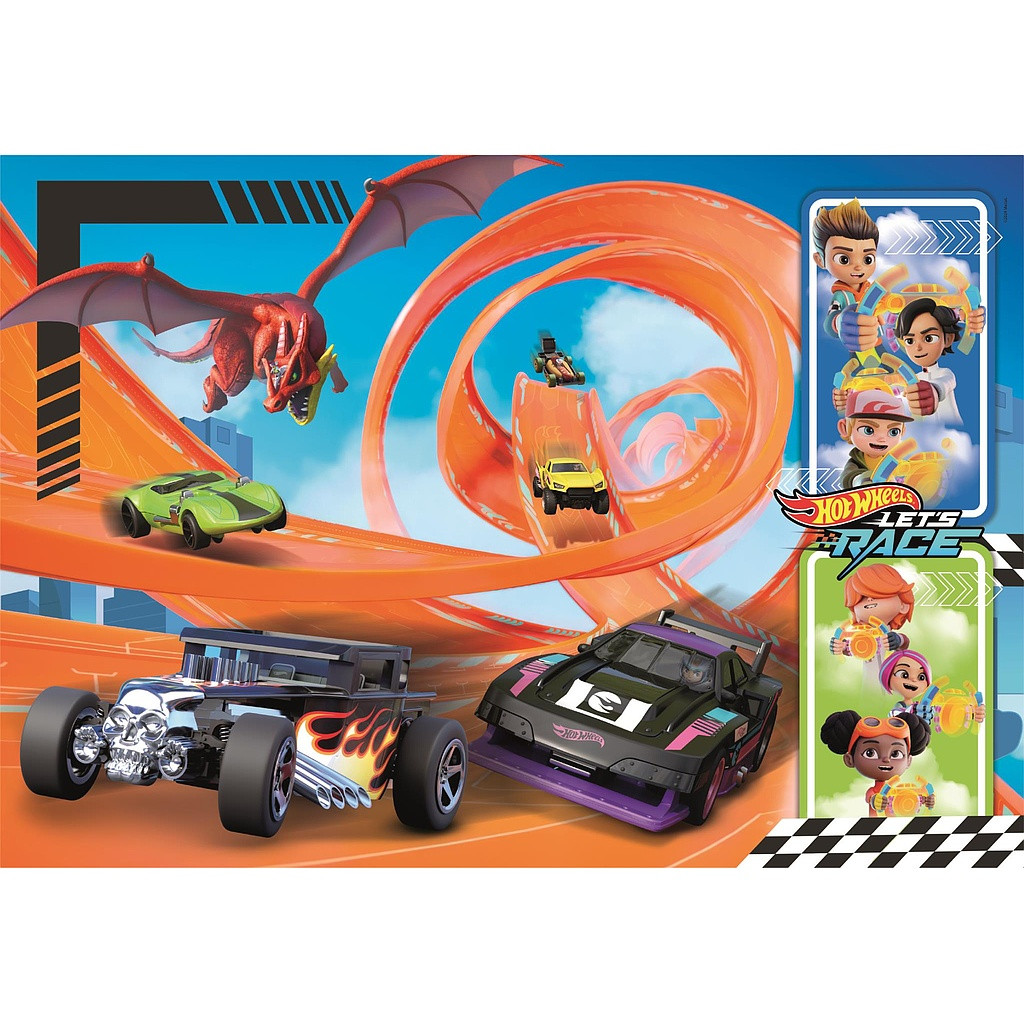 Hot Wheels Citizens 104-osaline Clementoni pusle – detailvaade 2