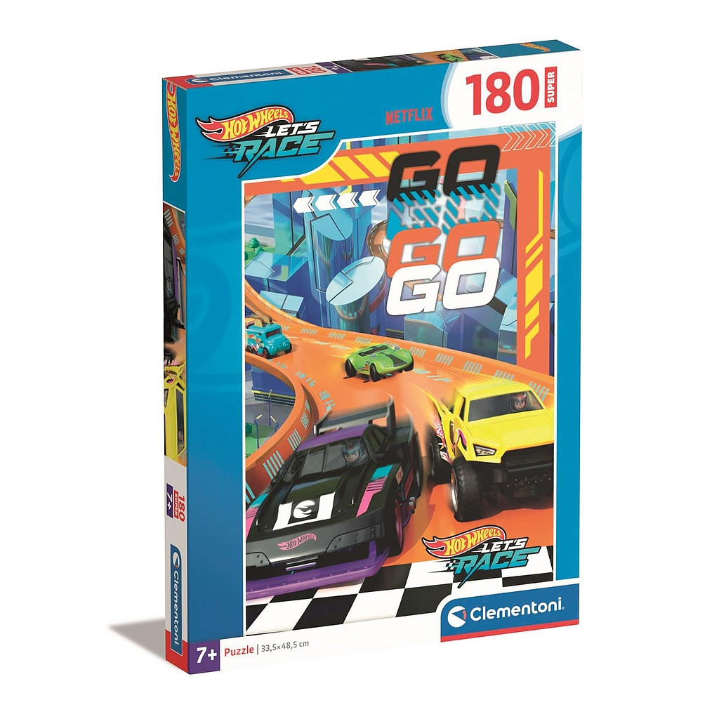 Hot Wheels Finish Line 180-osaline Clementoni pusle – tootepilt