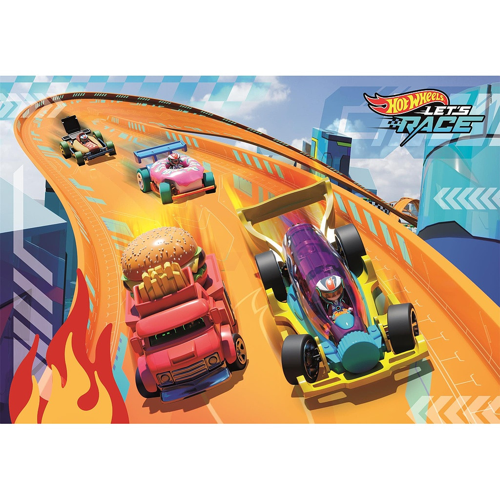 Hot Wheels Fire Track 24-osaline maxi pusle Clementoni – detailvaade 2