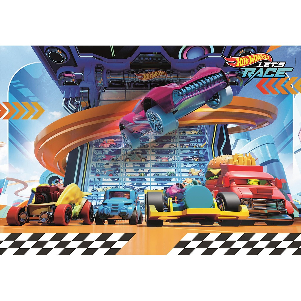 Hot Wheels Mid-air 104-osaline Clementoni pusle – detailvaade 2