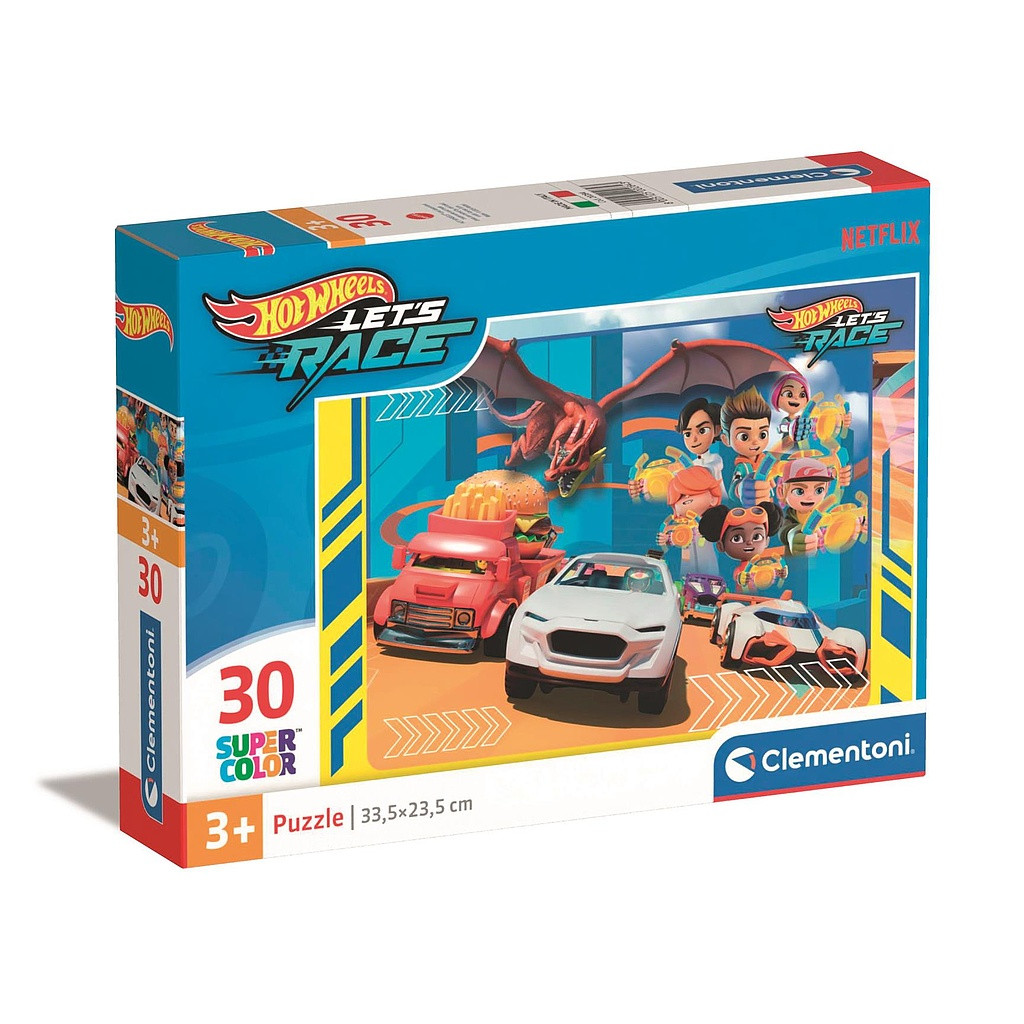 Hot Wheels Race 30-osaline pusle Clementoni – tootepilt