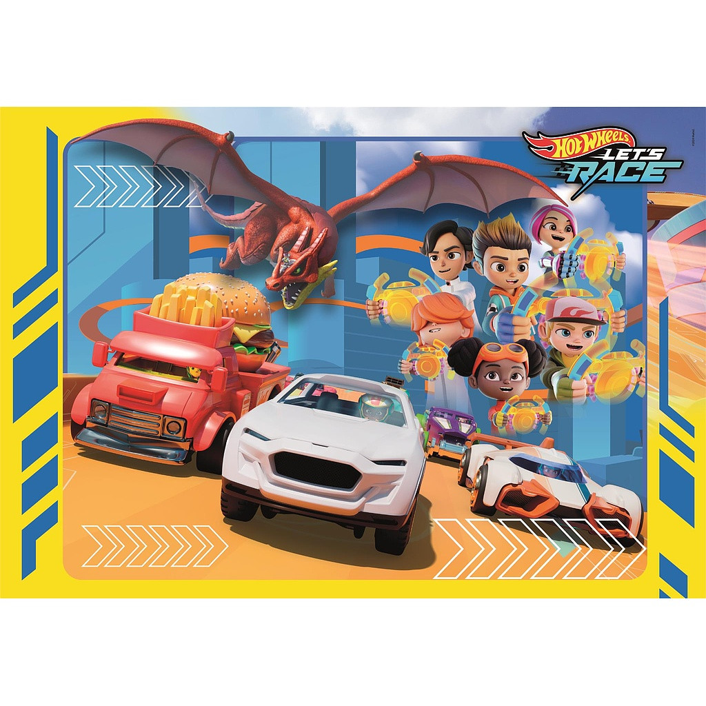 Hot Wheels Race 30-osaline pusle Clementoni – detailvaade 2