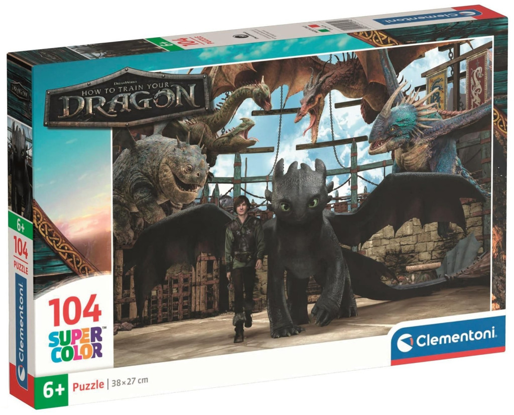 How To Train Your Dragon Arena 104-osaline Clementoni pusle – tootepilt