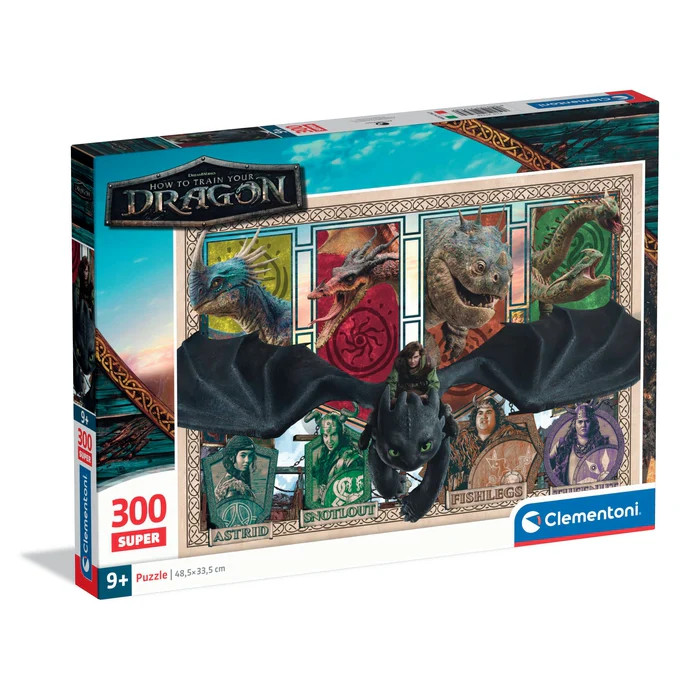 How To Train Your Dragon Mystic Skies 300-osaline Clementoni pusle – tootepilt