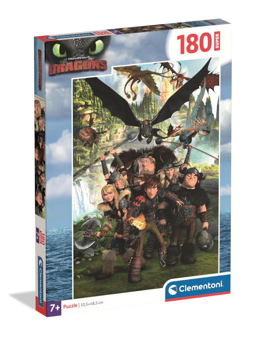 How To Train Your Dragon Riders 180-osaline pusle Clementoni – tootepilt
