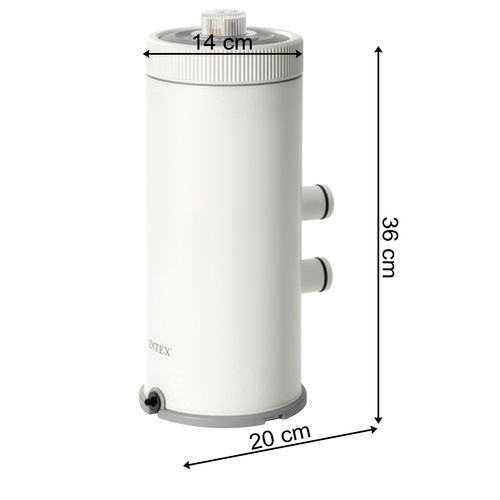 Intex 26638NP filterpump, 3785 l/h, A-filter, Hydro Aeration, kuni 21 100 l basseinile