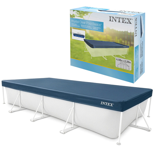Intex 28039 kate 450 × 220 cm karkassbasseinile, äravooluavade ja kinnitusnööridega