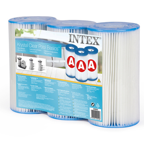 Intex 29003 A-tüüpi basseinifiltrid, 3 tk