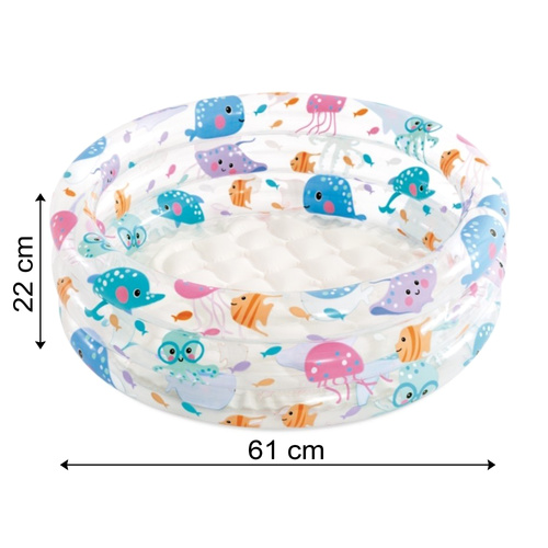 Intex 57106NP mereloomadega täispuhutav lastebassein, 61 × 22 cm, 28 l