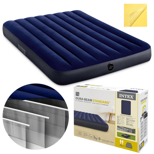Intex Dura-Beam 64758 kaheinimese õhkmadrats, Fiber-Tech, 137 × 191 × 25 cm