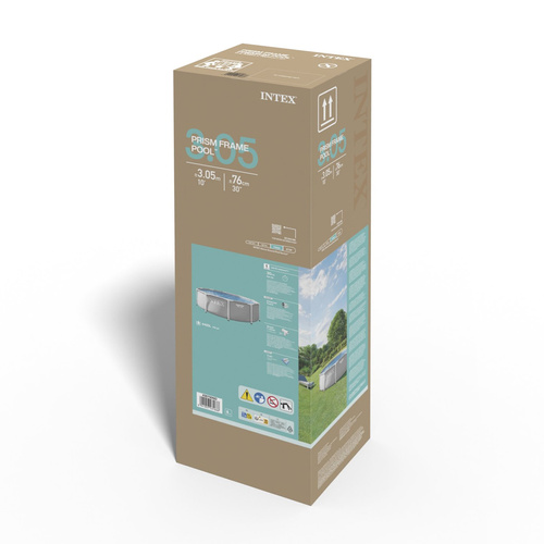Intex Prism Frame 26700 ümmargune karkassbassein, 305 × 76 cm, 4485 l